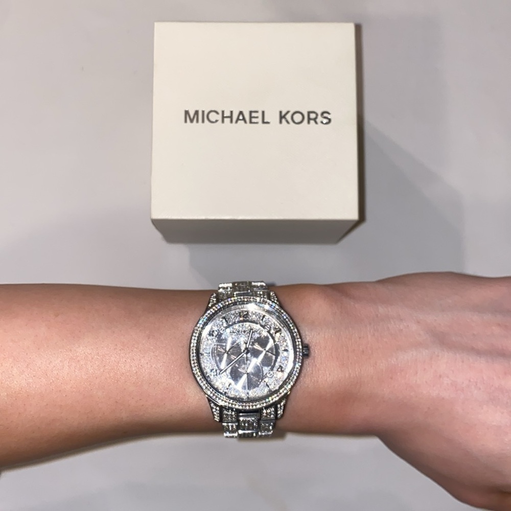 Michael Kors Ritz Pavé Stainless Steel Watch